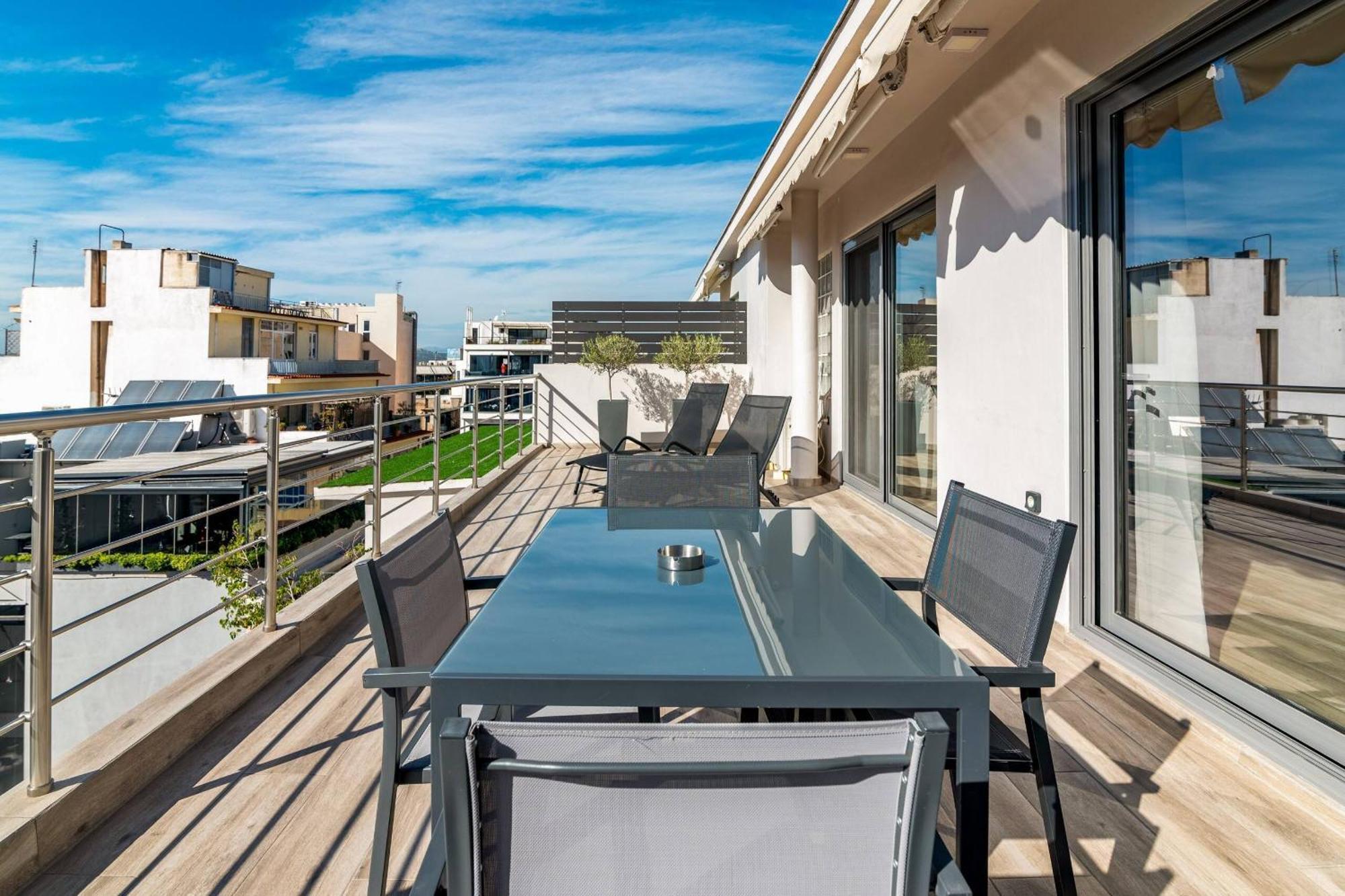 شقة Dreamy Athens Penthouse With Acropolis View المظهر الخارجي الصورة